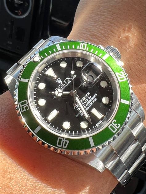 rolex corner paganetti|The Battle of Green Bezel Rolex Submariner, Kermit 16610LV vs .